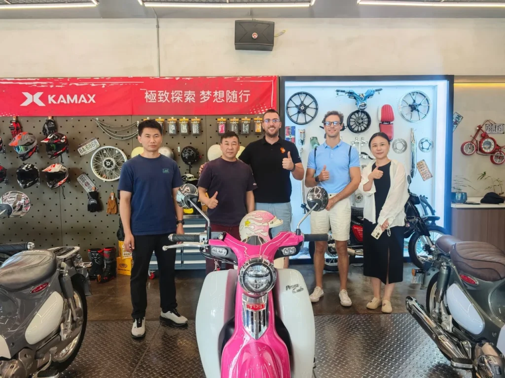 Serbian Customer Visit – Interest in 125cc Scooters Chinese Motorcycle Manufacturer