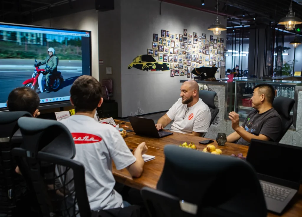 Russian Clients Visit KAMAX Chongqing Showroom | Kamax Motorcycle