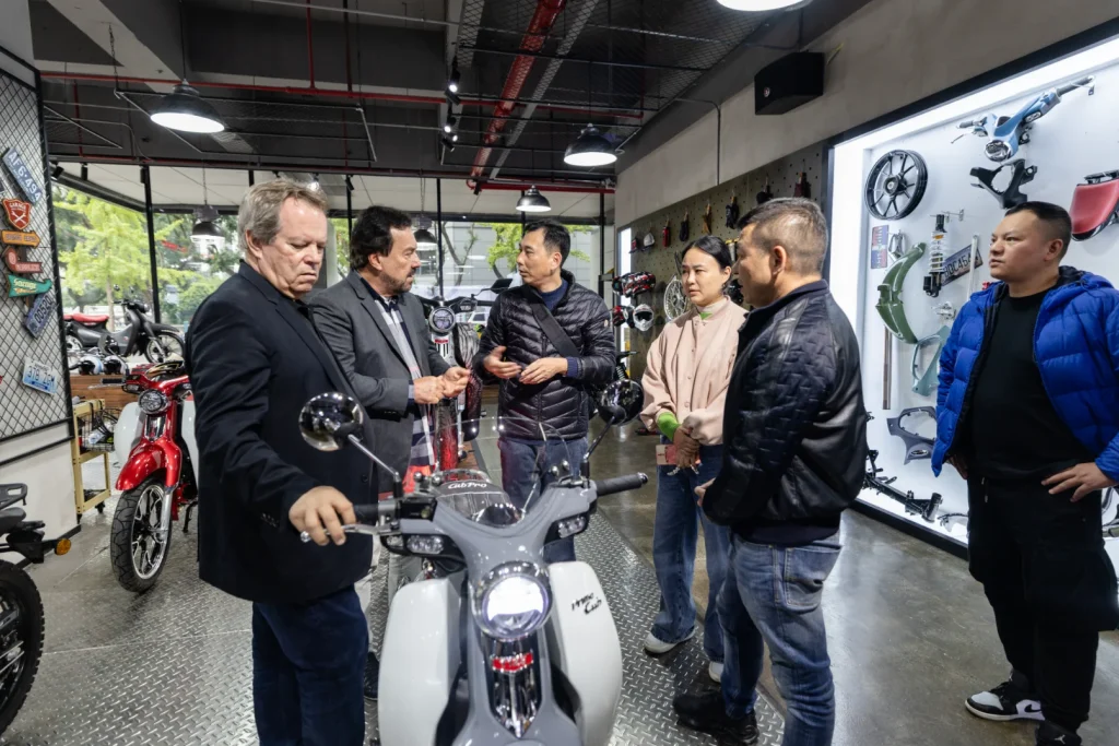 Brazilian Customers Visit KAMAX China Showroom | Kamax Motorcycle