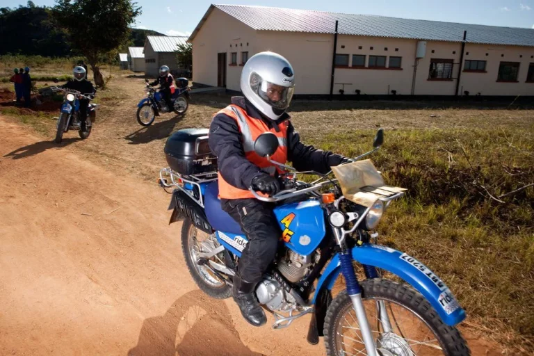 AG200 Motocycle - Riders for Health, shot in Zambia and Zimbabwe 17-29 May 2010