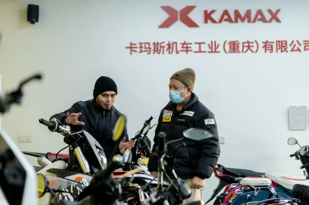 A Friendly Visit from Our Customer in Kazakhstan | Kamax Motorcycle