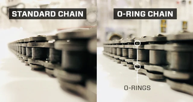 Standard Motorcycle Chain vs. Sealed Chain