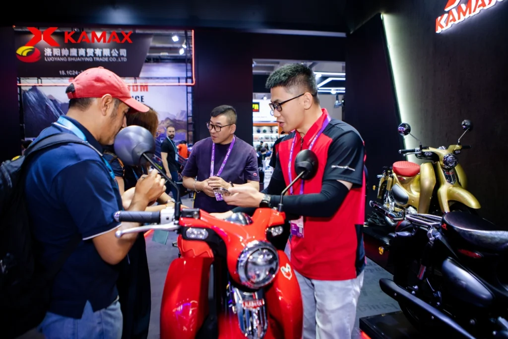 KAMAX at 139th Canton Fair: Retro CUB & CUB EV Take Center Stage | Kamax Motorcycle