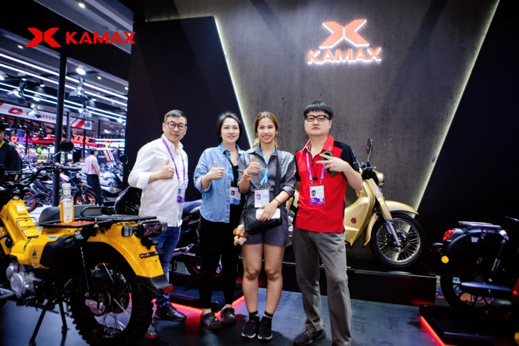 KAMAX at 139th Canton Fair: Retro CUB & CUB EV Take Center Stage | Kamax Motorcycle