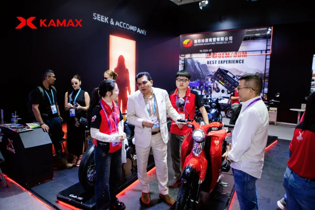 KAMAX at 139th Canton Fair: Retro CUB & CUB EV Take Center Stage | Kamax Motorcycle
