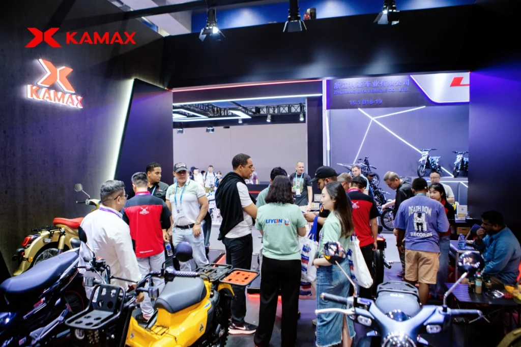 KAMAX at 139th Canton Fair: Retro CUB & CUB EV Take Center Stage | Kamax Motorcycle