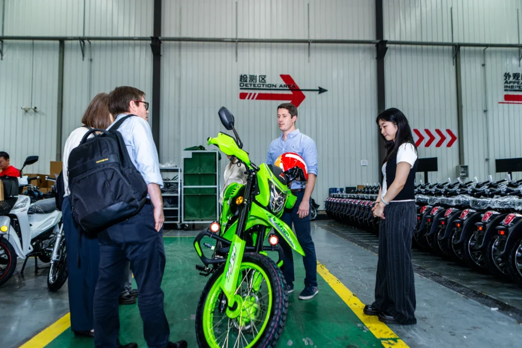 Argentinian Client Visits KAMAX Motorcycle Factory and Test Rides in Rainy Chongqing | Kamax Motorcycle