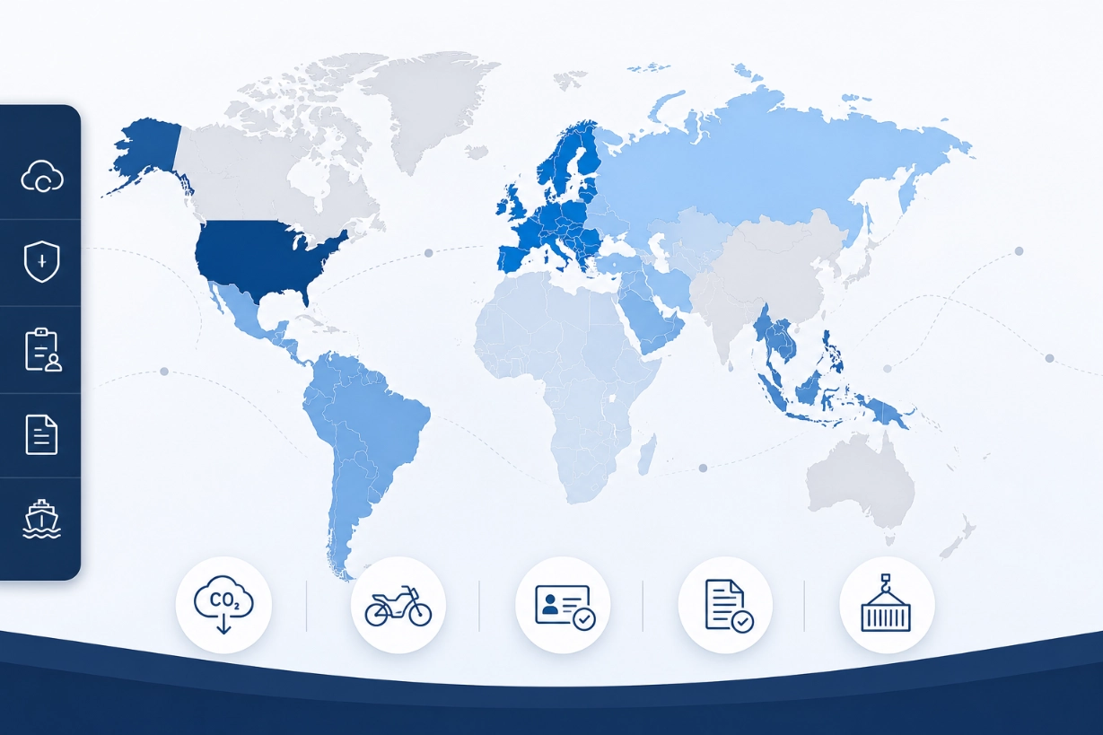 Motorcycle Homologation Guide: EEC, EPA, CCC, OTTS Compliance - China OEM Motorcycle Manufacturer motorcycle-compliance-requirements-by-region