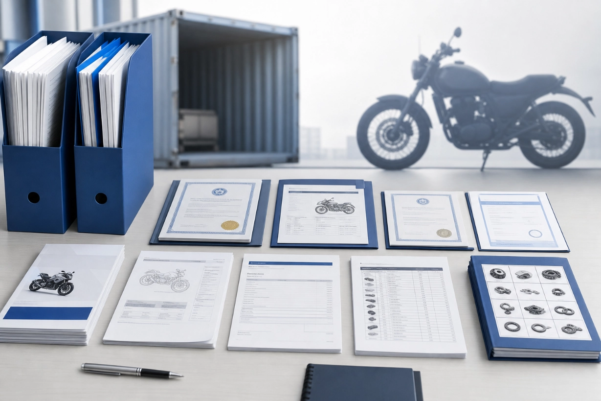 Motorcycle Homologation Guide: EEC, EPA, CCC, OTTS Compliance - China OEM Motorcycle Manufacturer motorcycle-import-documents-checklist