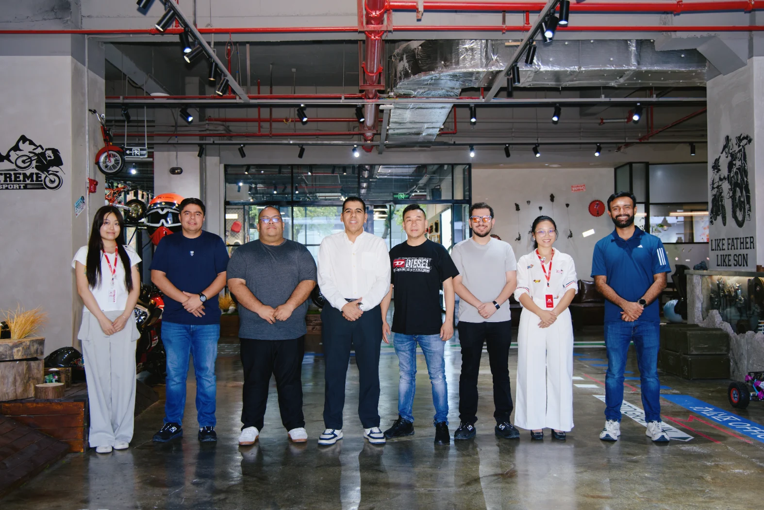 DIUNSA Honduras Team Visits KAMAX for Factory Tour and Motorcycle Test Ride | Kamax Motorcycle